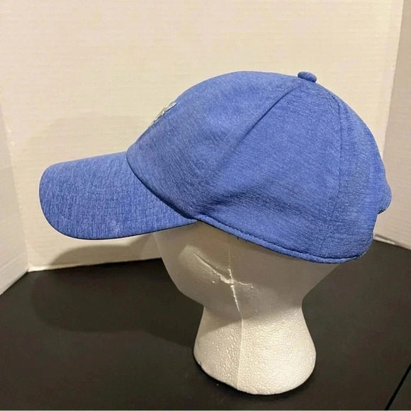 Under Armour Women's UA Strong Project Rock Adjustable Hat Cap Blue With Logo - Picture 4 of 9